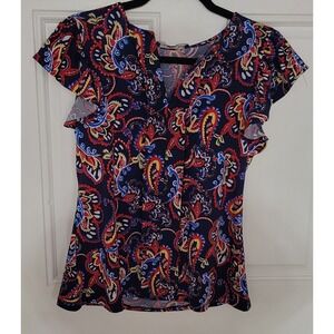 Zoey &‎ Leelo~Paisley Blouse~S